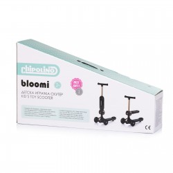 Детски скутер със седалка Chipolino Bloomi черен - DSBLO0261BK - view 7
                  