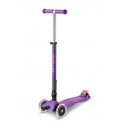 Тротинетка Micro Maxi Deluxe Foldable LED Purple - MMD100 - view 1