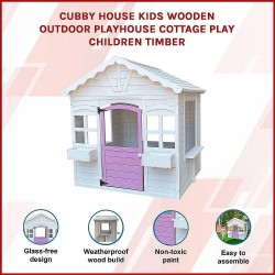 Детска Дървена Къщичка за Игра GINGER HOME – Градинска Къща с Прозорци и Саксии, Бяла, 123×106×125 см - WKP-1230 - view 13
                  