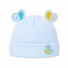 PĂLĂRIE DE BUMBAC ARCOBALENO PENTRU BEBE CU URECHI - MZS-4568