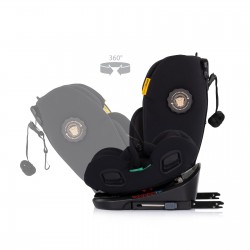 Столче за кола Chipolino I-SIZE с ISOFIX TECHNO iGROW (40-150см) черно - STKTHG02601NO - view 8
                  