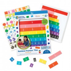 Learning Resources Плочки с дроби, цветни, 54 части - 6618020300 - view 1