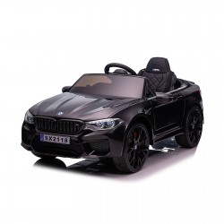 Ел. кола BMW M5 черна,EVAгуми,коженa - ELKBMWM51BK - view 1