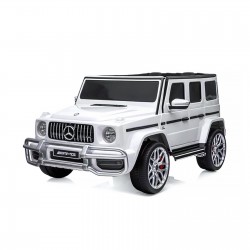Eл.джип MERCEDES G63 за две деца бял EVA - ELJMBAMG26W - view 1