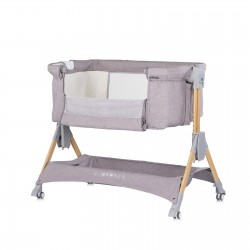 Сгъваема кошара с подвижна страница Chipolino Sleep N Fold платина - KOSSF0262PL - view 3
                  