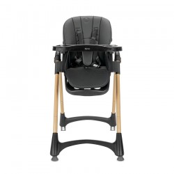 СТОЛ ЗА ХРАНЕНЕ REMO BLACK /wooden effect - 10100632601 - view 1