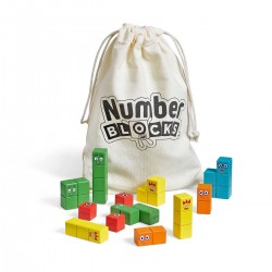 Learning Resources Конструктор Numberblocks, с дървени кубчета в торбичка - 6704010097 - view 1