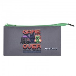Ученически плосък несесер Minecraft Game over - 68648 - view 1