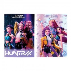 Тетрадка A4 50 листа, мека корица K-Pop Demon Hunters Huntrix Lilac - 364-02444 - view 1