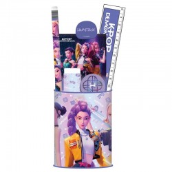 Комплект ученически пособия с моливник K-Pop Demon Hunters Huntrix Lilac - 364-02884 - view 1