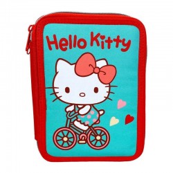 Ученически несесер със съдържание и две отделения Hello Kitty Sweetheart - 335-74100 - view 1