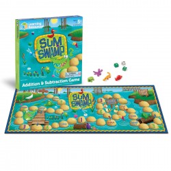 Learning Resources Игра за събиране и изваждане - математическо блато - 6702010070 - view 1