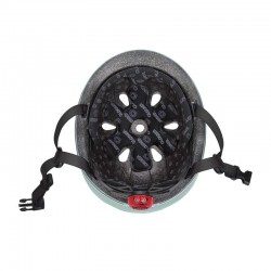 Детска каска за тротинетка Globber Go Up Lights, XXS/XS (45-51cm) - зелена - 506-109 - view 3
                  