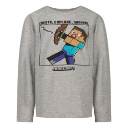 Блуза с дълъг ръкав MINECRAFT Steve, размер 152 - GS-MNCT-0031_152 - view 1