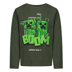 Блуза с дълъг ръкав MINECRAFT Creepers BOOM, размер 152 - GS-MNCT-0032_152 - view 1