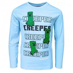 Блуза Minecraft Creeper light blue, размер 152 - EM-MNCT-352_152 - view 1