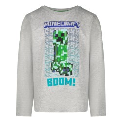 Блуза с дълъг ръкав Minecraft Creeper Logo, размер 140 - GC-MNCT-261_140 - view 1