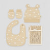 SET DE ACCESORII BEBE BIO BIO KID 3 PUC. PENTRU FETE/BAIETI. - 10189-018