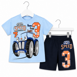 SET INFANTILE CU TRIOU CU MANECA SURTA SI PANTOR SORRT PENTRU BEBELETI. - 53180-032 - 53180-032 - view 1