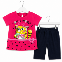 SET BEBECUTI CU TRIOC MANECA SURTA SI PINE PENTRU BEBE - 51047-004 - 51047-004 - view 1