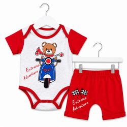 SET BODY ȘI PANTORȘI ȘORT ENFANT BABY BOY - 54614-022 - 54614-022 - view 1