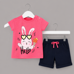 SET INFANTILE CU TRIOU CU MANECA SURTA SI PANTALONI PENTRU BEBE. - 53999-005 - 53999-005 - view 1