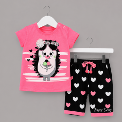 SET INFANTILE CU TRIOU CU MANECA SURTA SI PANTALONI PENTRU BEBE. - 52657-005 - 52657-005 - view 1