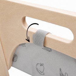 Детска Дървена Проходилка GINGER HOME, Количка за Пазаруване с Кош, Играчка за Бутане, Монтесори, 52 см - HL003 - view 9
                  