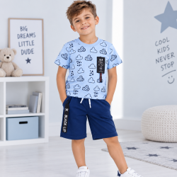 SET KEIKI KIDS CU TRIUC MÂNECĂ SURTA PENTRU BĂIEȚI. - 54681-043 - 54681-043 - view 1