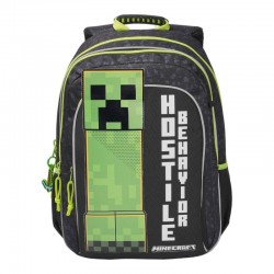 Ученическа раница Minecraft Hostile Behavior с три отделения - MC66-02MF - view 1