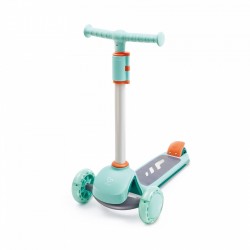Детска тротинетка, Hape, Тюркоазена със светещи колела - H8975 - view 1