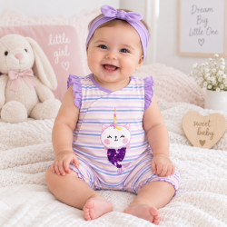 JERCETĂ ORGANIC KID DÂNGĂ ȘI REVERSIBILĂ PENTRU BEBE FETĂ - 10403-001 - 10403-001 - view 1