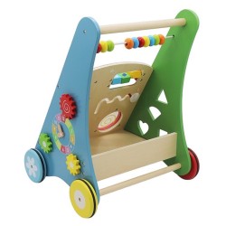 Детска Дървена Проходилка GINGER HOME с Активности, Ксилофон и Сортер, 35.1x31.3x46 см - W08J001-2 - view 3
                  