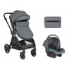 Комбинирана количка 3в1 трансф. седалка Eloe Dark Grey