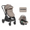 Комбинирана количка 3в1 трансф. седалка Eloe Dark Beige