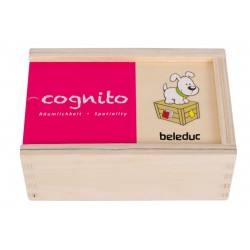 Дървена игра за съчетаване, Beleduc, Cognito, Пространственост, 20 части - BEL11530 - view 1