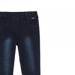 Дълги дънки jeggings Boboli за момичета - 490014-DARKBLUE - view 4
                  