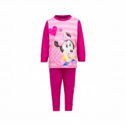 PIJAMA MINNIE MOUSE PENTRU FETE CU MÂNECĂ LUNGI. - HQ0316 fucsia - HQ0316 fuxia-80 - view 1
