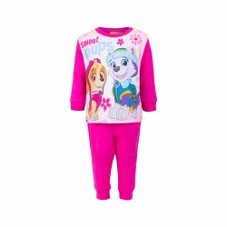 PIJAMA PENTRU FETE BABY PAW PATROL Mânecă LUNGĂ. - HQ0306 fucsia - HQ0306 fuxia-86 - view 1