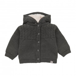 VESTĂ GROSĂ JACHETĂ BOBOLI PENTRU BEBE FETĂ - 101169-7365 - 101169-7365 - view 1