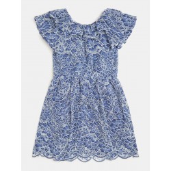 Детска рокля Guess с перфорации за момиче - J2GK02WELX0F660 - view 5
                  