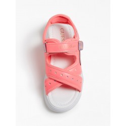 Детски сандали Guess с велкро закопчаване за момиче - FI6MURELE03PINK - view 3
                  