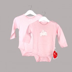 SET 2BUC. BODY BEBETTO CU MÂNECĂ LUNGI PENTRU BEBETĂ - T2114 - T2114 - view 1
