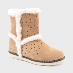 CIZME PRIMAR PIELE CU STELE PENTRU FETE - 44149-070 - 44149-070 - view 1